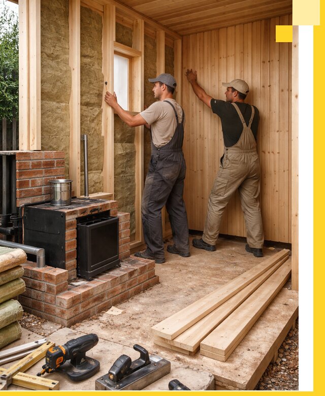 Строительство и установка дачных саун под ключ в Курганинске