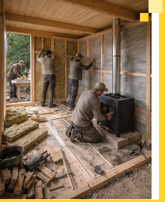 Профессиональный монтаж бань под ключ в Курганинске для дома