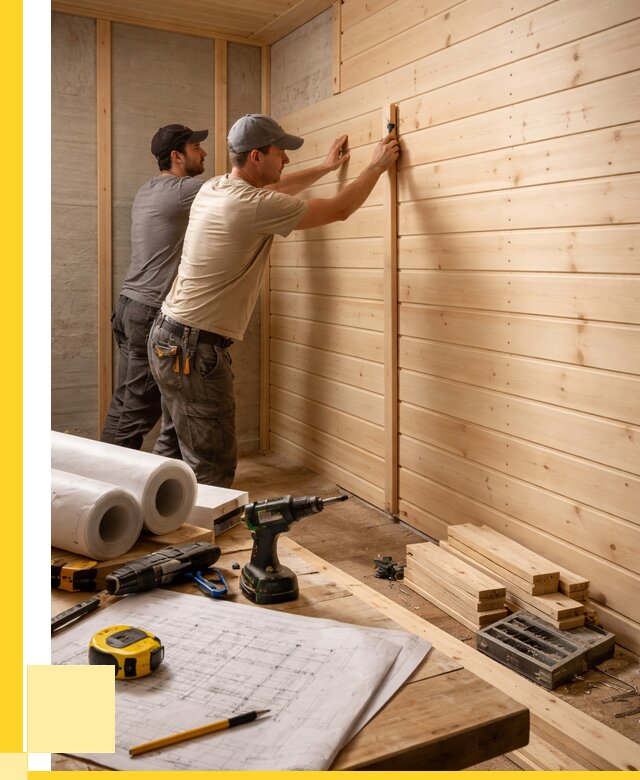 Обшивка бани вагонкой в Курганинске от 1248 р., ЭриданКгн