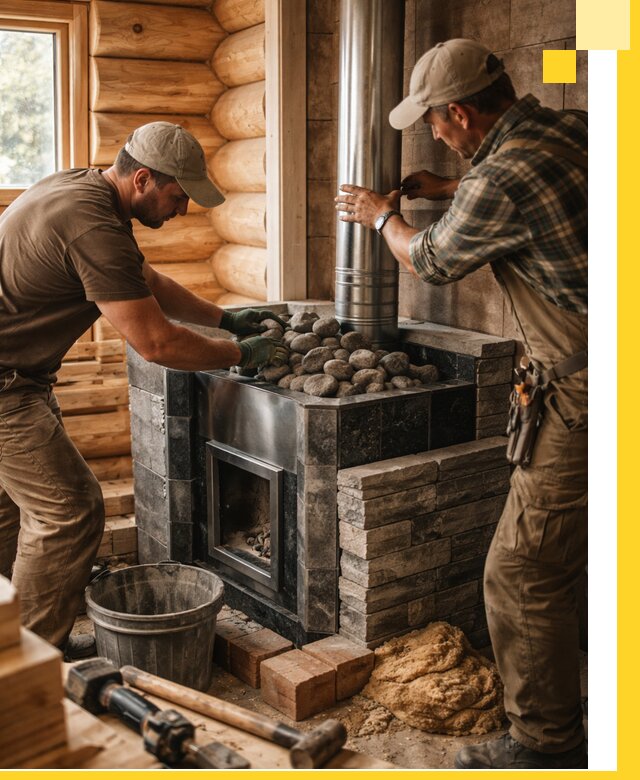 Строительство и отделка русских бань под ключ в Курганинске