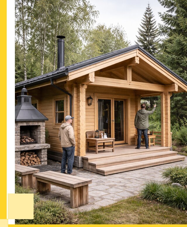 Деревянные бани под ключ в Курганинске от 468045 р. | ЭриданКгн