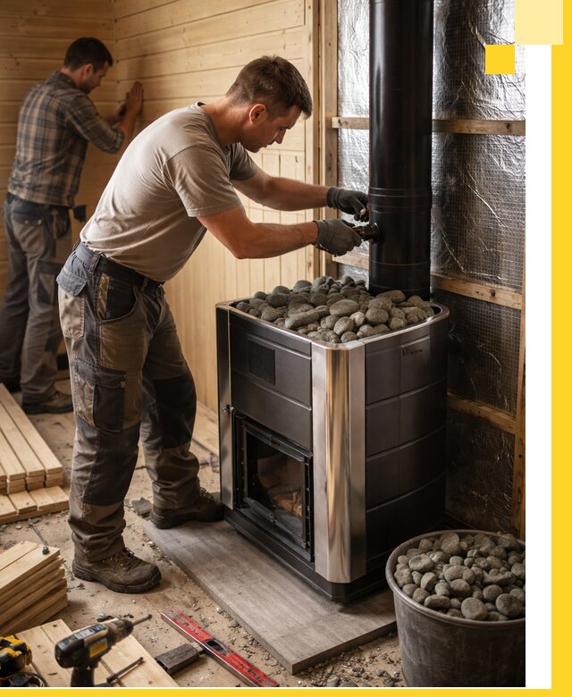 Проектирование и строительство парилок для бани в Курганинске под ключ