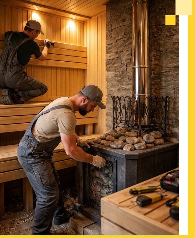 Комплексный дизайн бань, саун и зон отдыха в Курганинске