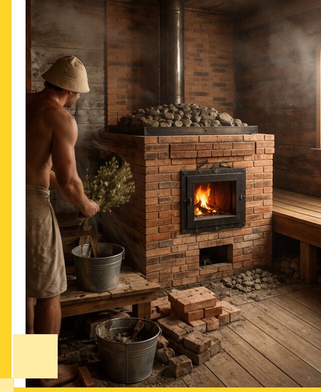 Кирпичные банные печи в Курганинске от 93609 р. | ЭриданКгн