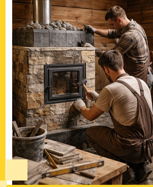 Облицовка банной печи в Курганинске от 15602 р. | ЭриданКгн