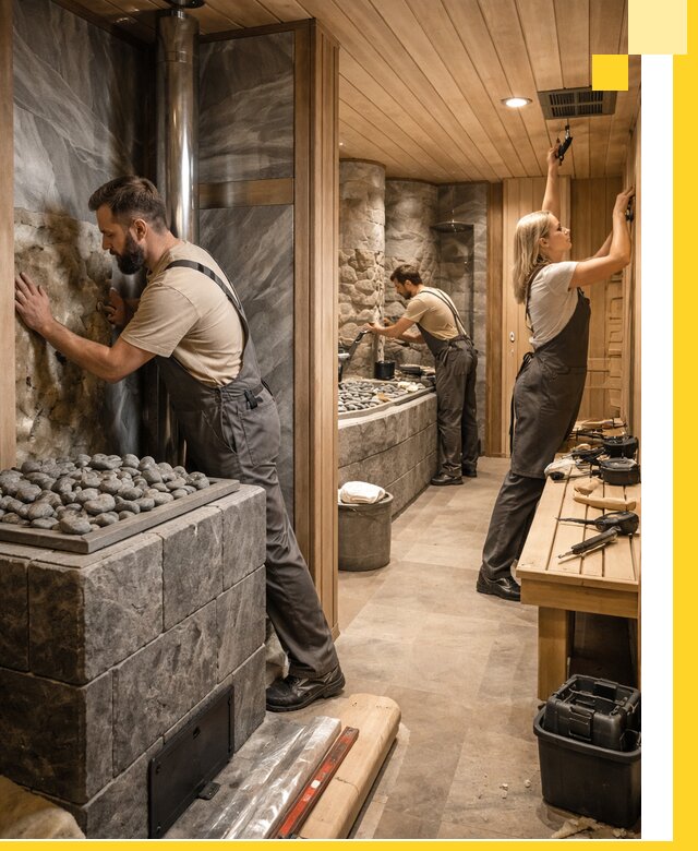 Строительство бань и SPA процедур в Курганинске под ключ и отделкой