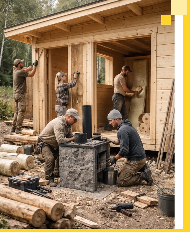 Купить баню под ключ в Курганинске строительство монтаж отделка