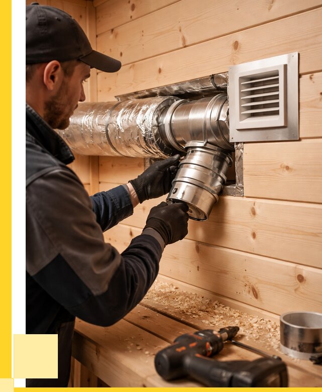 Монтаж вентиляции бани в Курганинске от 12481 р. | ЭриданКгн