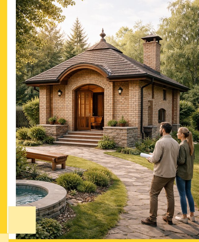 Проект кирпичной бани в Курганинске от 31203 р. | ЭриданКгн