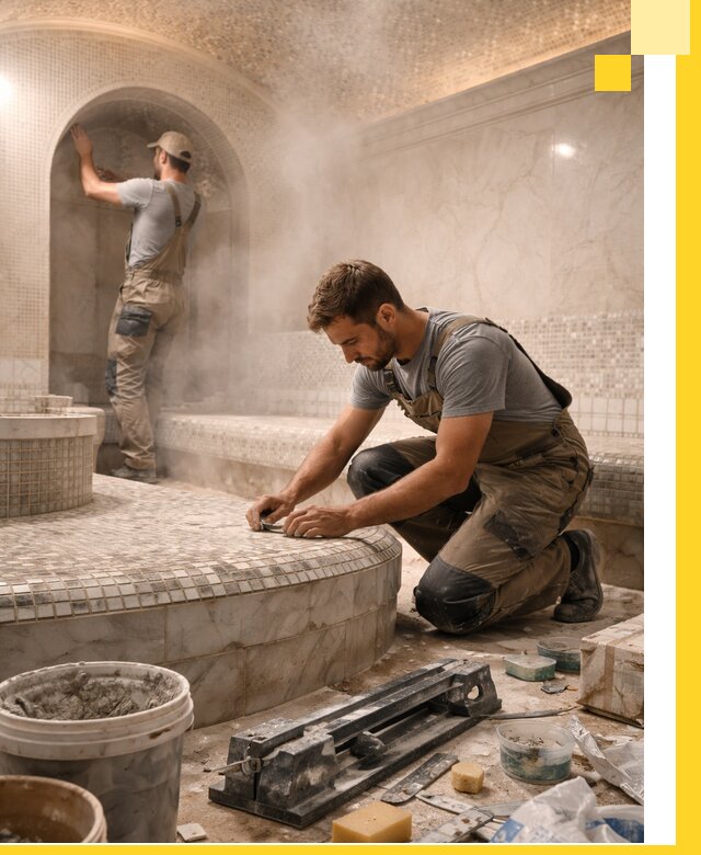 Профессиональный дизайн хамама и SPA под ключ в Курганинске