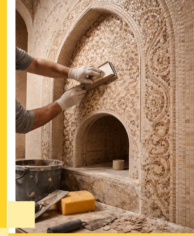 Мозаика для хамама в Курганинске под ключ от 5201 р. | ЭриданКгн