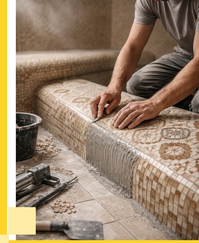 Плитка для хамама под ключ в Курганинске от 3640 р. | ЭриданКгн