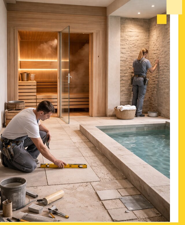 Комплексный дизайн и отделка интерьеров SPA под ключ в Курганинске